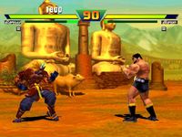 une photo d'Ã©cran de Street Fighter EX plus Alpha sur Sony Playstation